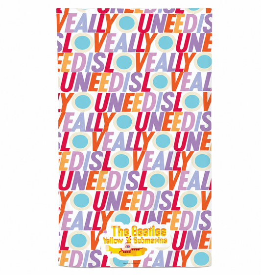 Rocksax The Beatles Towel - Love Is All You Need Repeat
