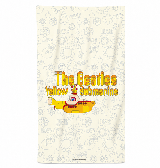 Rocksax The Beatles Towel - Yellow Submarine Love