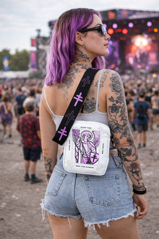 Rocksax President Crossbody Bag  - Angel