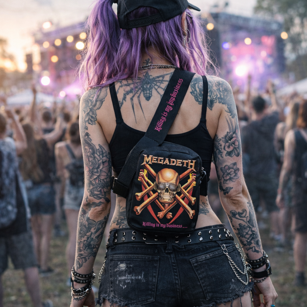 Rocksax Megadeth Crossbody Bag - Killing Is My Business