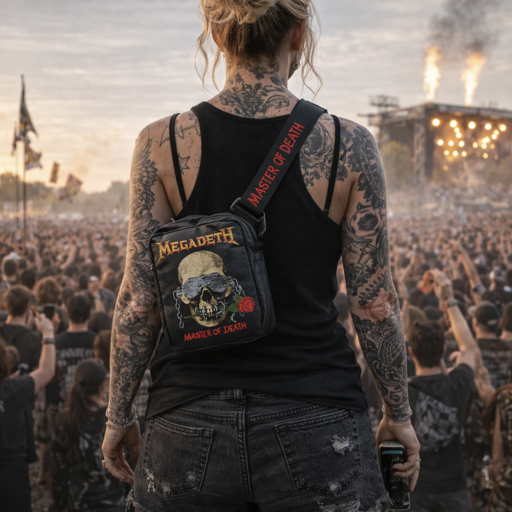 Rocksax Megadeth Crossbody Bag-  Master Of Death