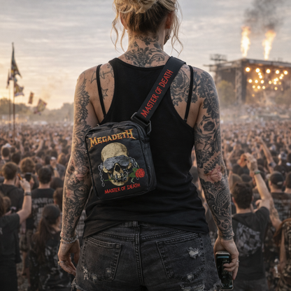 Rocksax Megadeth Crossbody Bag-  Master Of Death