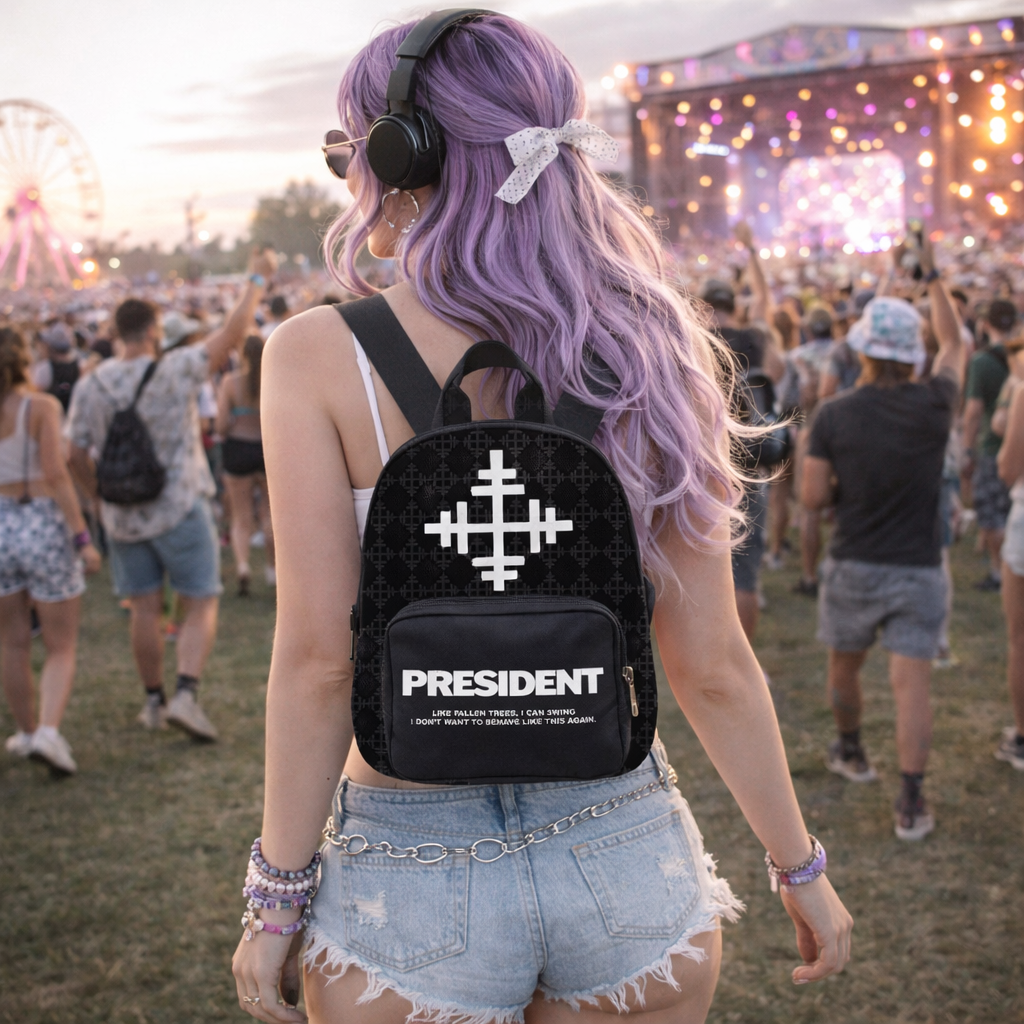 Rocksax President Mini Backpack - Lyric Key