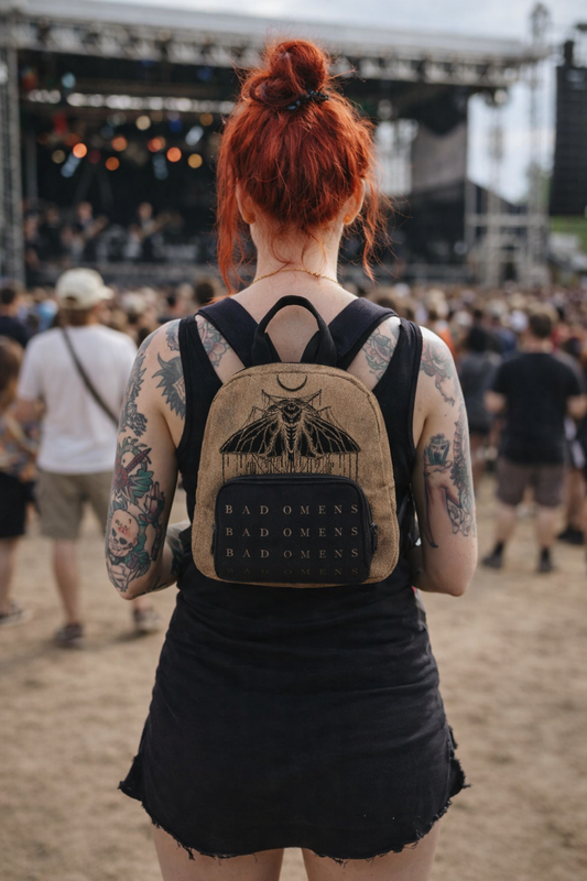 Rocksax Bad Omens Mini Backpack - Moth