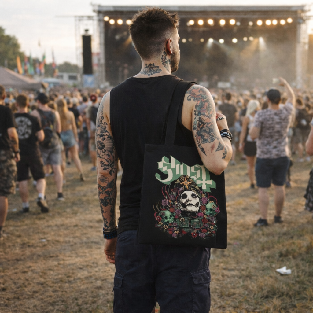 Rocksax Ghost Tote Bag - Bliss