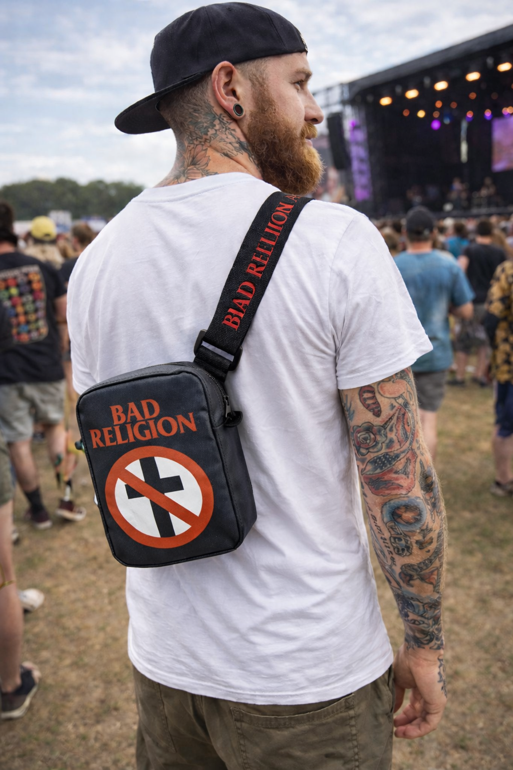 Rocksax Bad Religion Crossbody Bag - Buster Cross