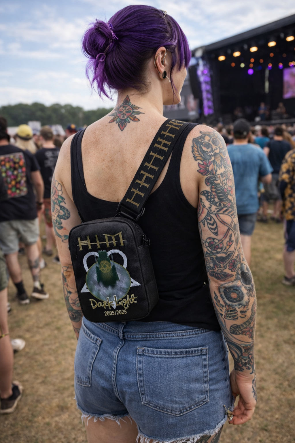 Rocksax HIM Crossbody Bag - Dark Light