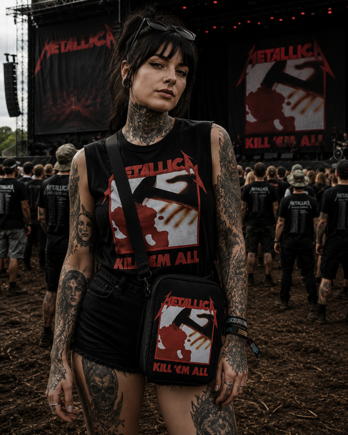 Rocksax Metallica Crossbody Bag - Kill Em All