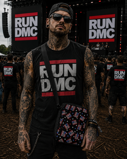 Rocksax Run DMC Crossbody Bag - USA Logo