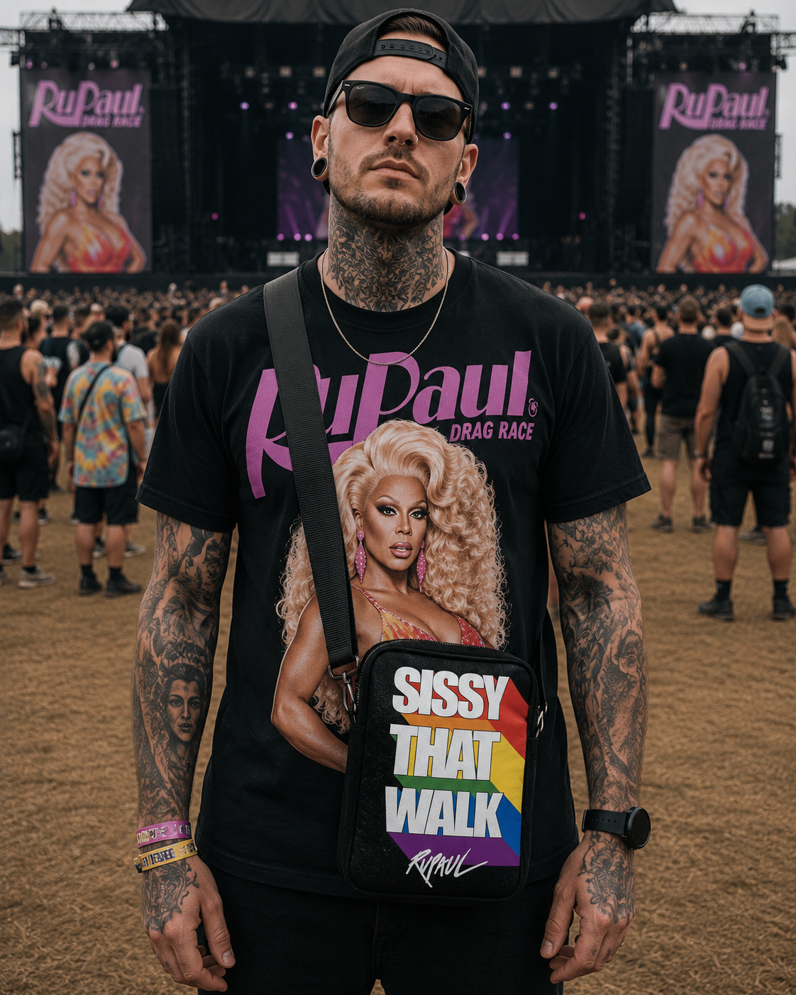 Rocksax RuPaul Crossbody Bag - Sissy That Walk