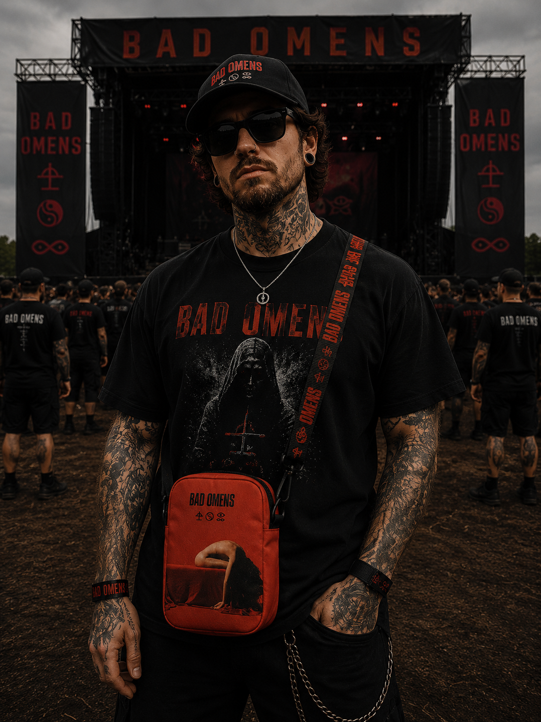 Rocksax Bad Omens Crossbody Bag - Omens 3
