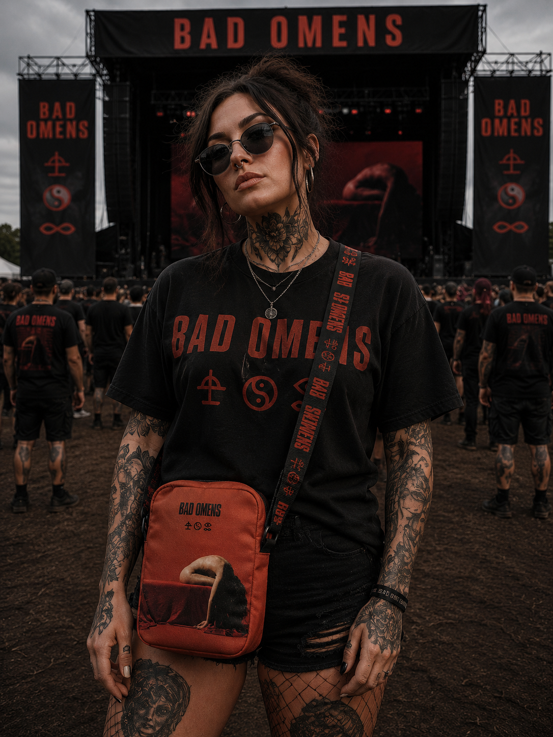 Rocksax Bad Omens Crossbody Bag - Omens 3