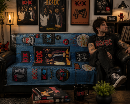 Rocksax AC/DC Blanket - Battle Vest