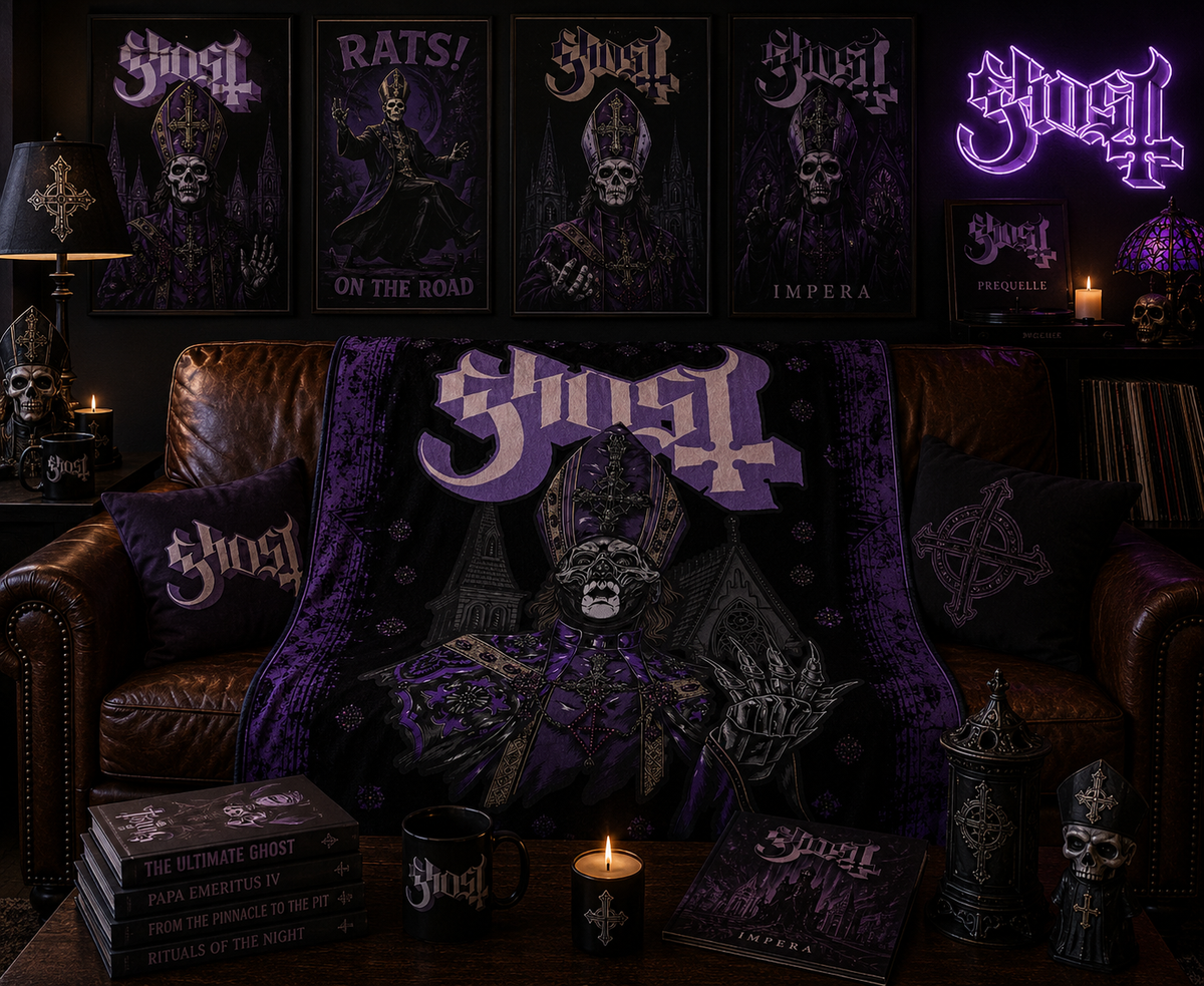 Rocksax Ghost Blanket  -  Tall Man Border
