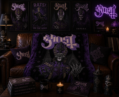 Rocksax Ghost Blanket  -  Tall Man Border