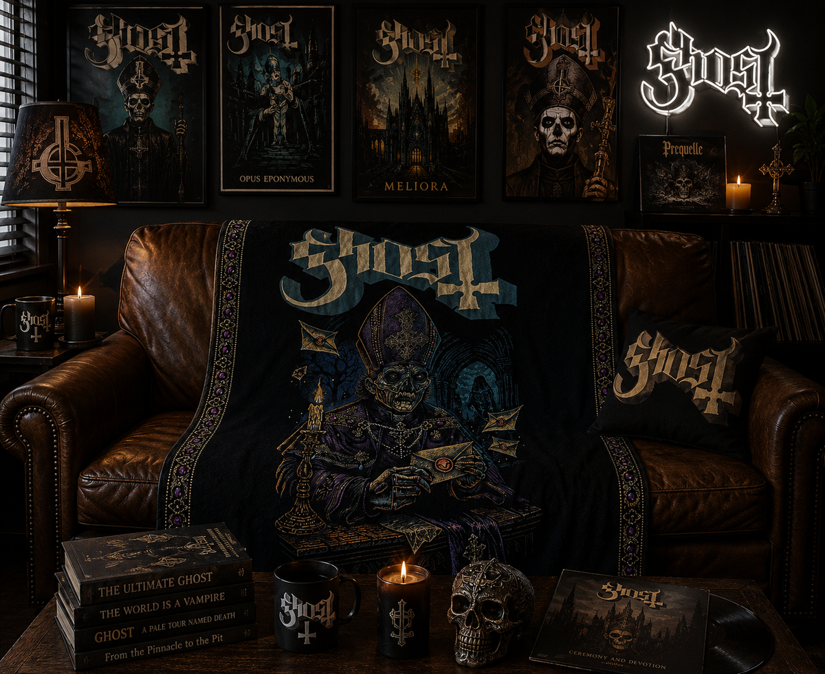 Rocksax Ghost Blanket  -  Missive Border
