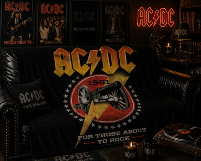 Rocksax AC/DC  Blanket - For Those About To Rock