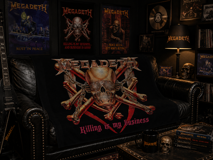 Rocksax Megadeth Blanket - Killing Is My Business