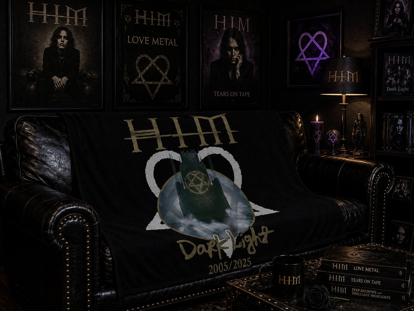 Rocksax HIM Blanket - Dark Light