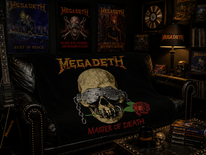 Rocksax Megadeth Blanket - Master of Death