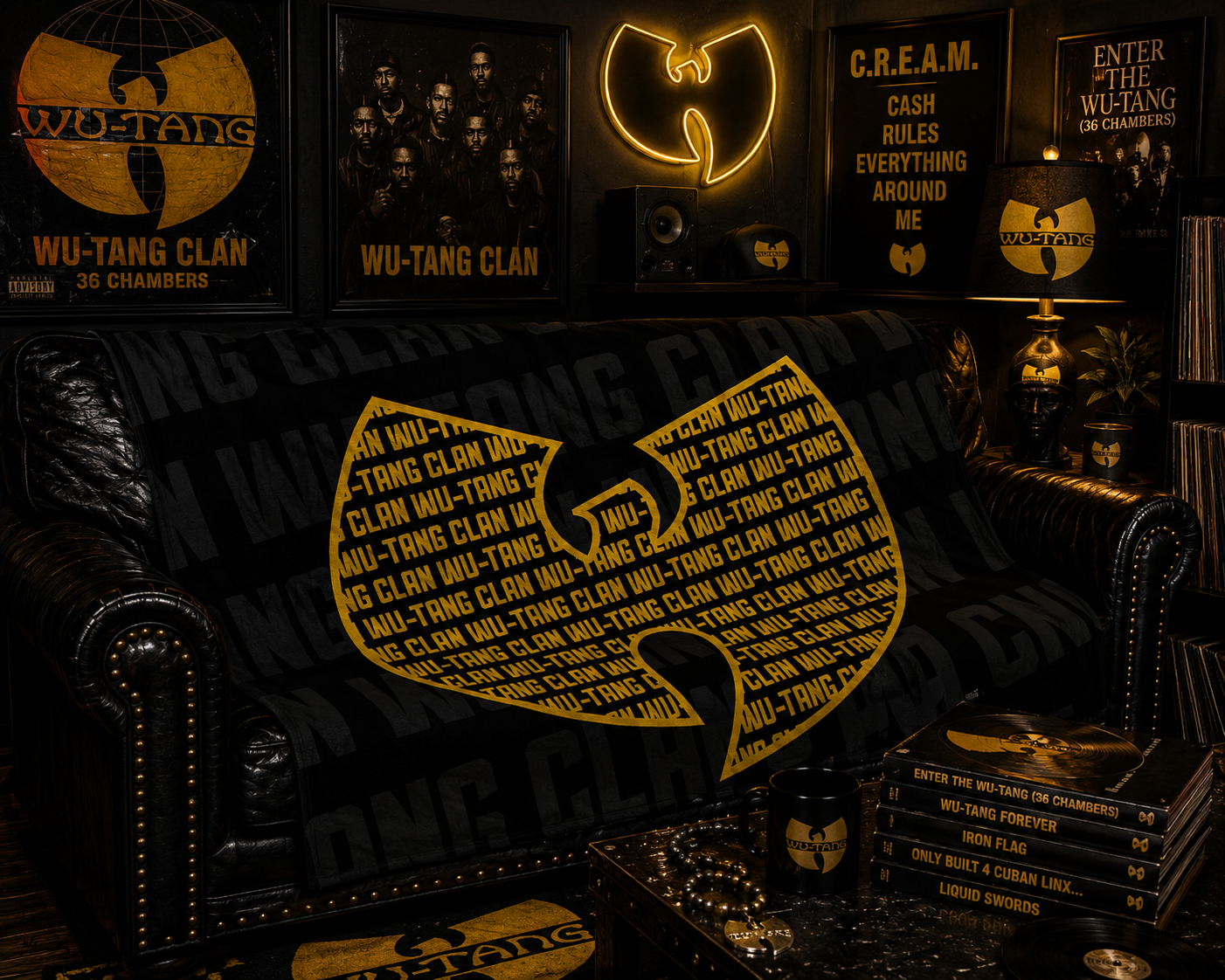 Rocksax Wu-Tang Blanket - Logo Repeat
