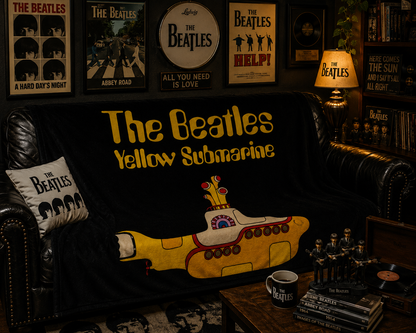 Rocksax The Beatles Blanket - Yellow Submarine