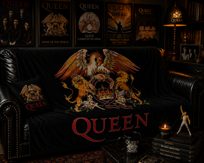 Rocksax Queen  Blanket - Crest