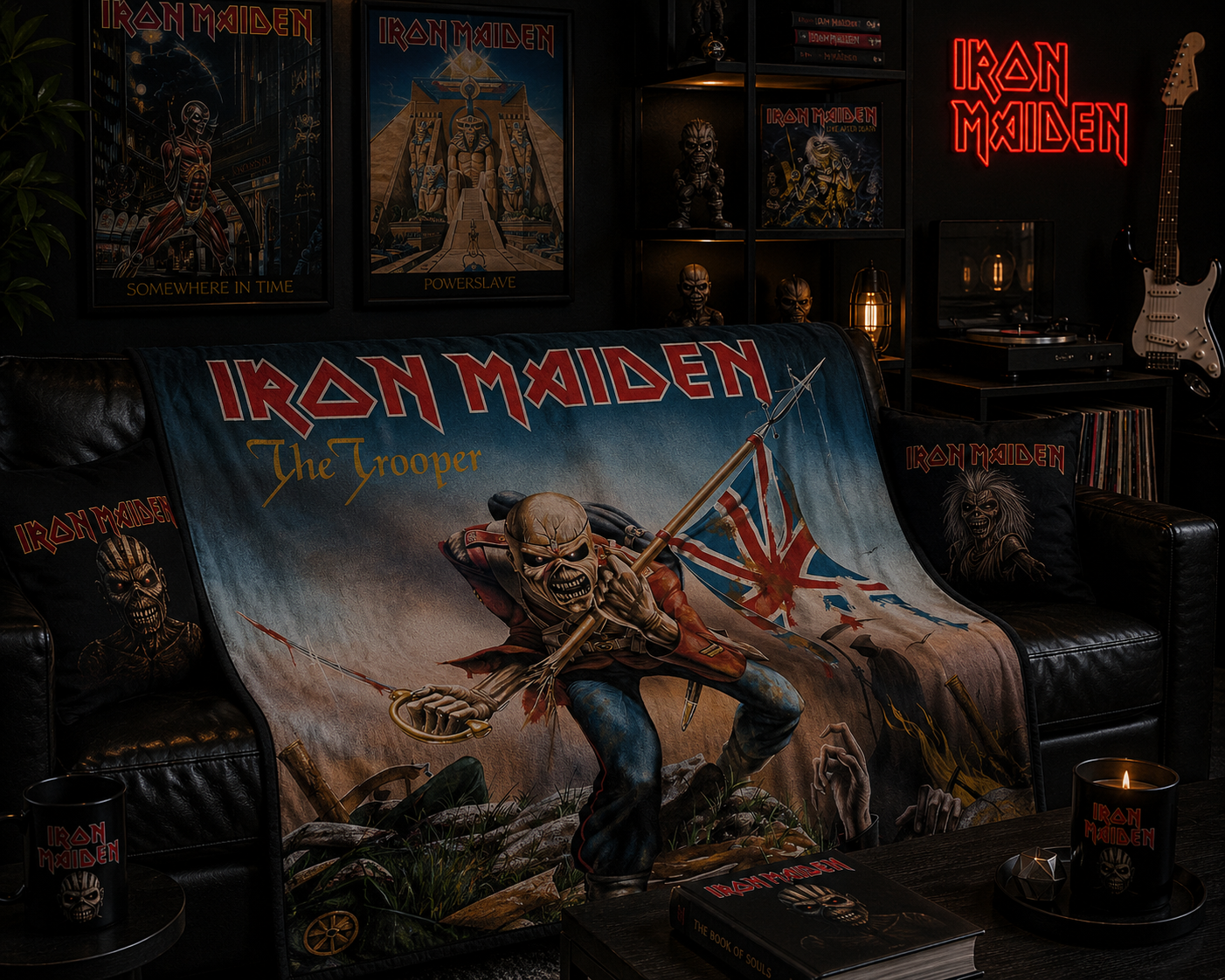 Rocksax Iron Maiden Blanket - Trooper