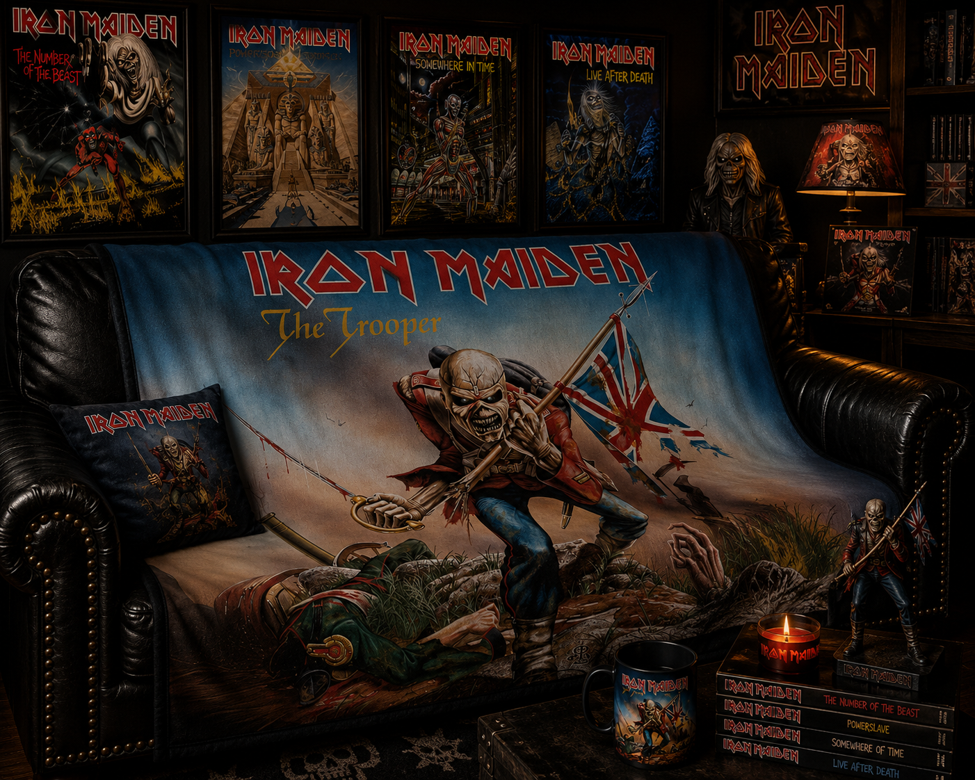 Rocksax Iron Maiden Blanket - Trooper