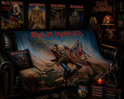 Rocksax Iron Maiden Blanket - Trooper