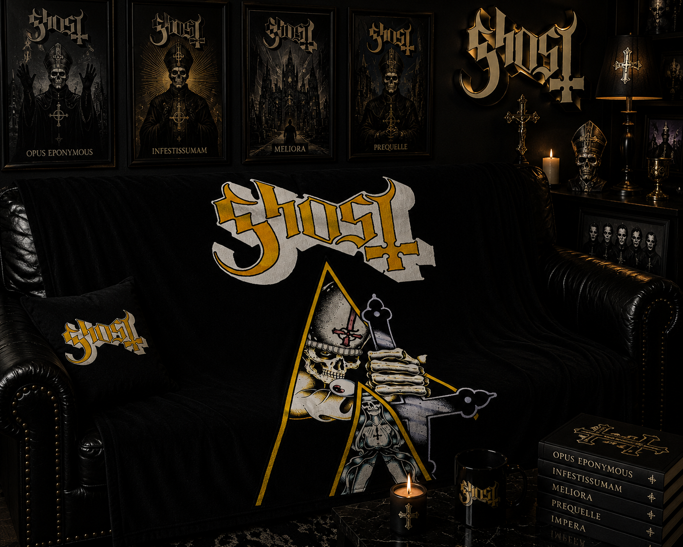 Rocksax Ghost  Blanket - Clockwork