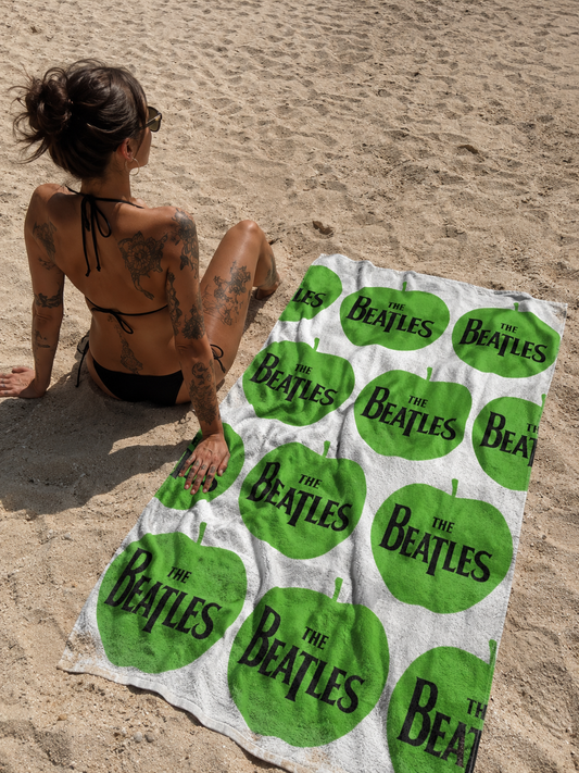 Rocksax The Beatles Towel - Apple Logo Repeat Large