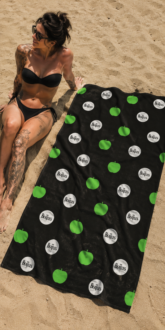 Rocksax The Beatles Towel - Apple Logo Repeat  Small