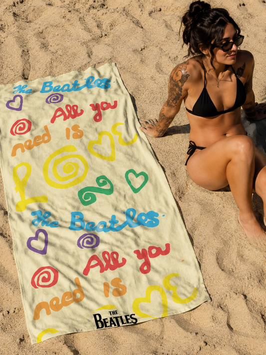 Rocksax The Beatles Towel - All The Need Is Love