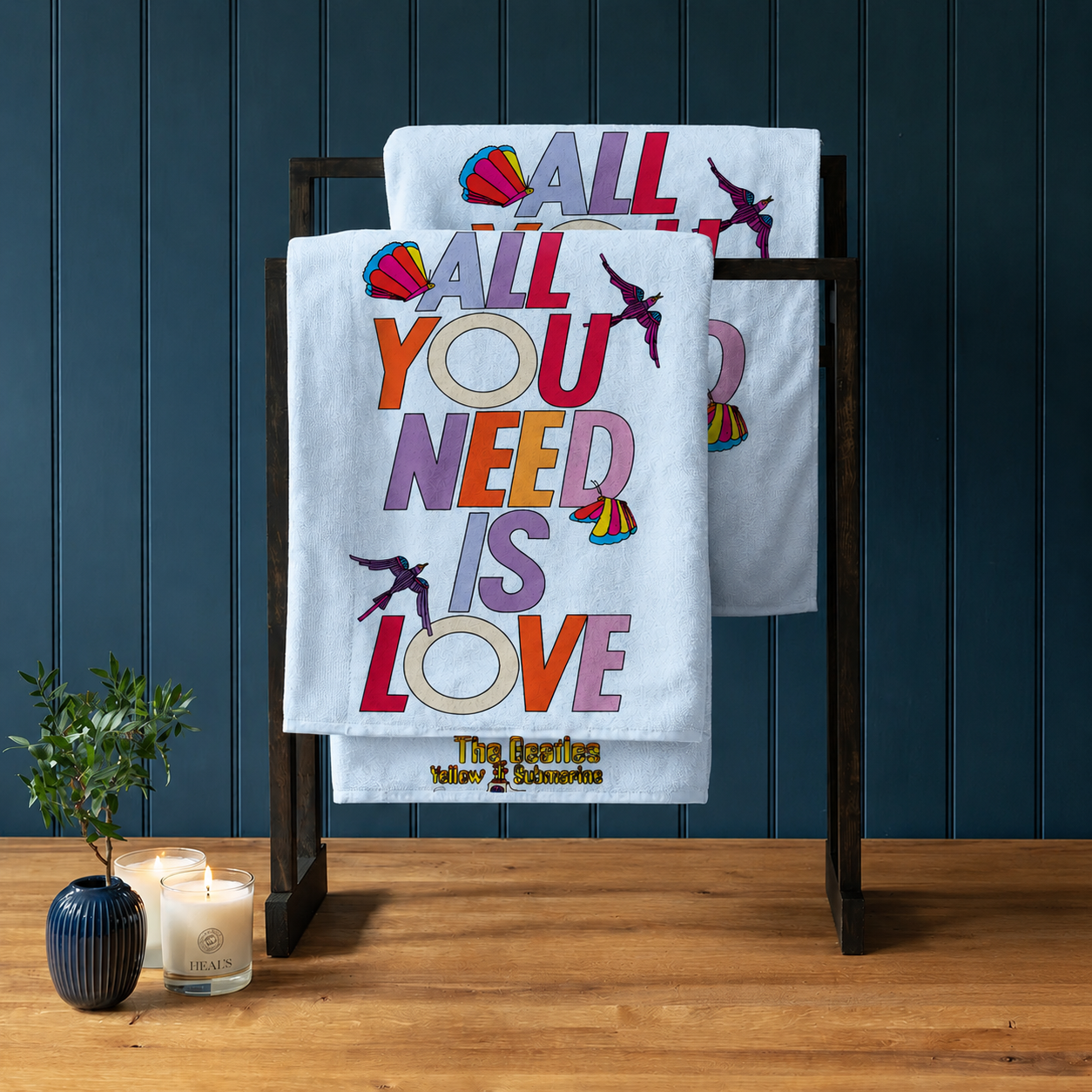 Rocksax The Beatles Towel - Love Is All You Need
