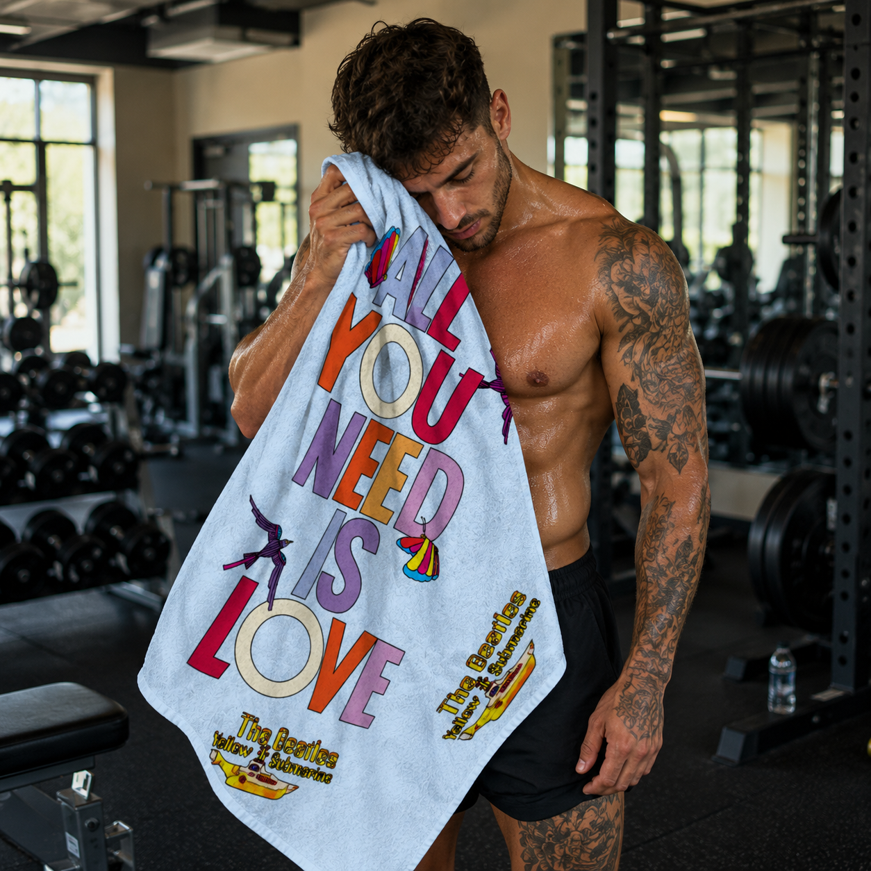 Rocksax The Beatles Towel - Love Is All You Need