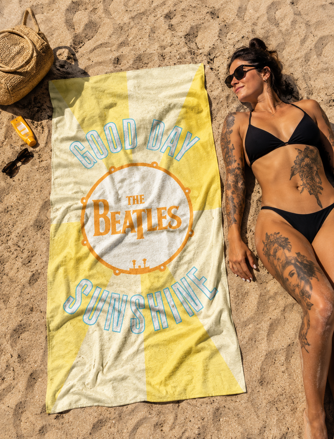 Rocksax The Beatles Towel - Good Day Sunshine