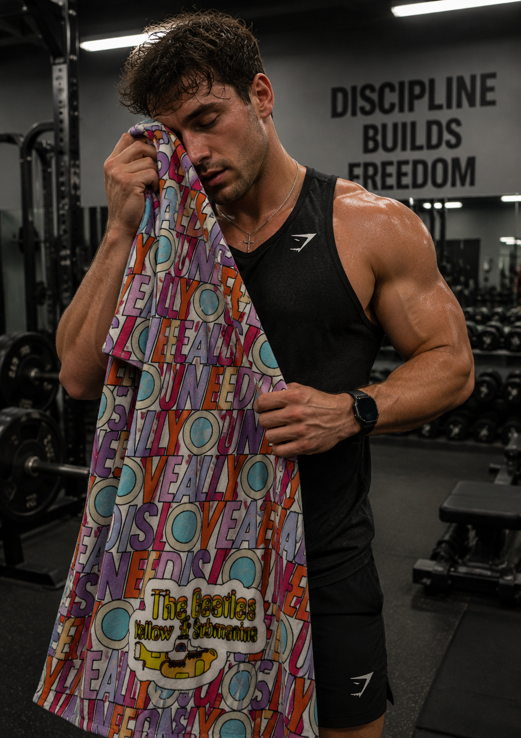 Rocksax The Beatles Towel - Love Is All You Need Repeat