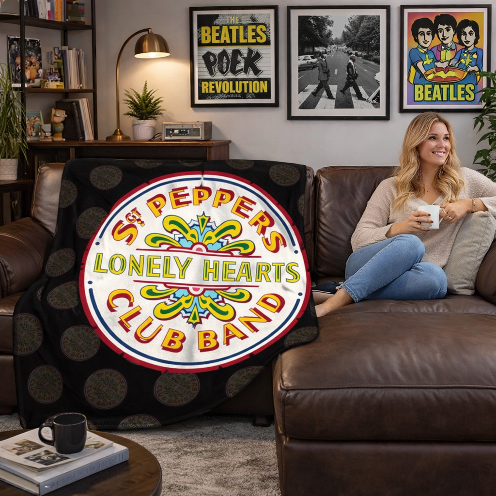 Rocksax The Beatles  Blanket - Sgt Peppers