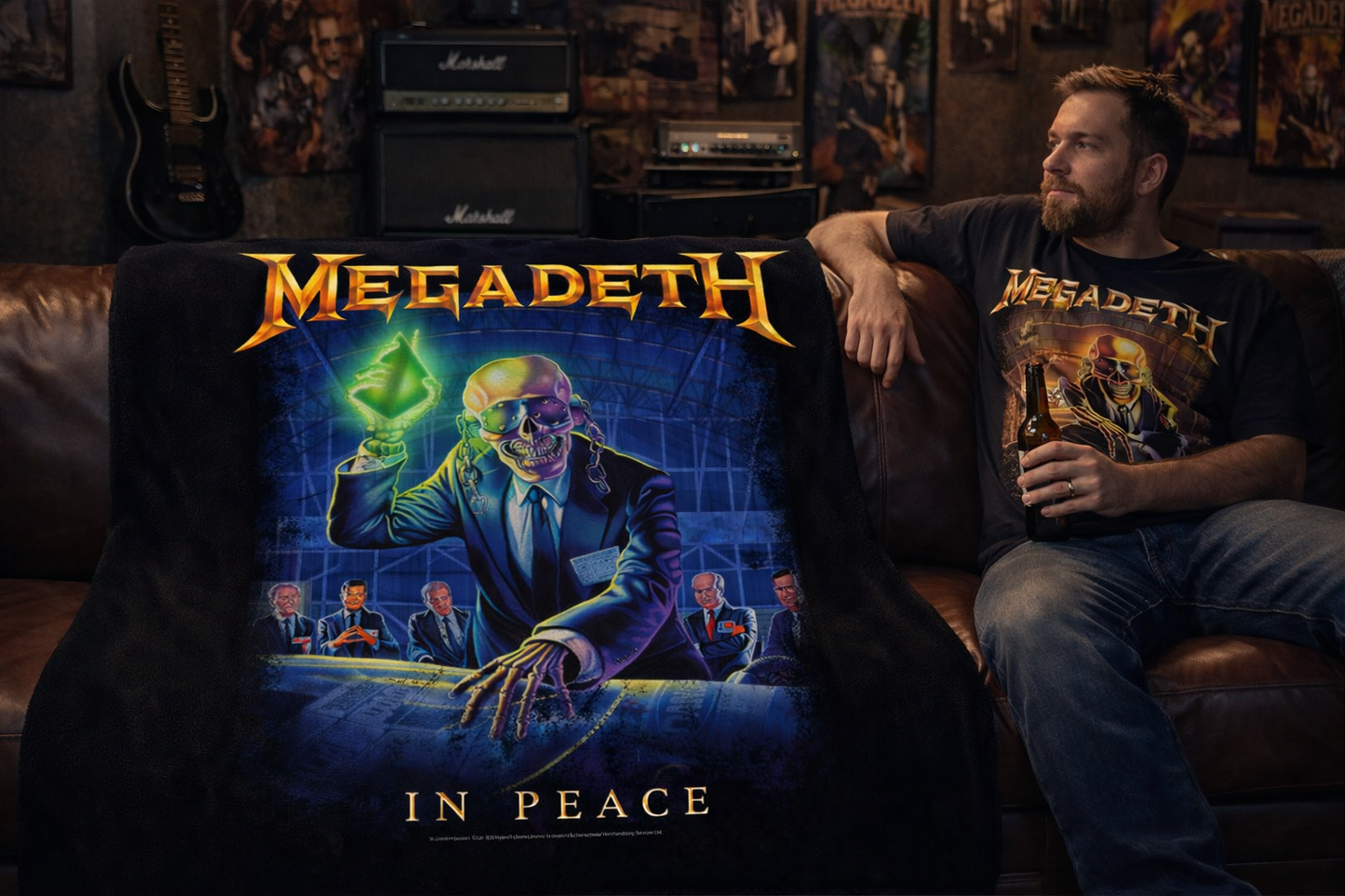 Rocksax Megadeth  Blanket - Rust in Peace