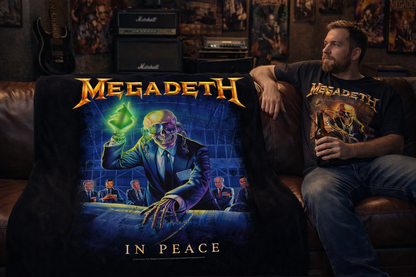 Rocksax Megadeth  Blanket - Rust in Peace