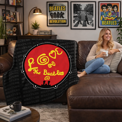 Rocksax The Beatles Blanket - Love