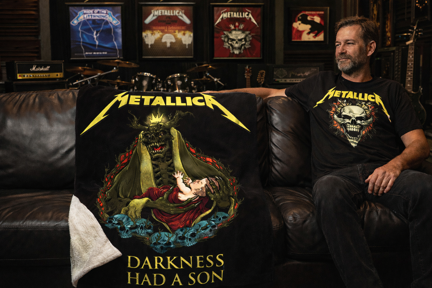 Rocksax Metallica Blanket - If Darkness Had A Son