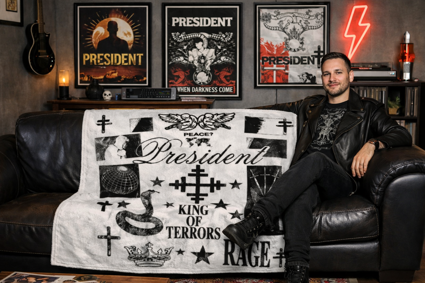 Rocksax President Blanket - King of Terrors