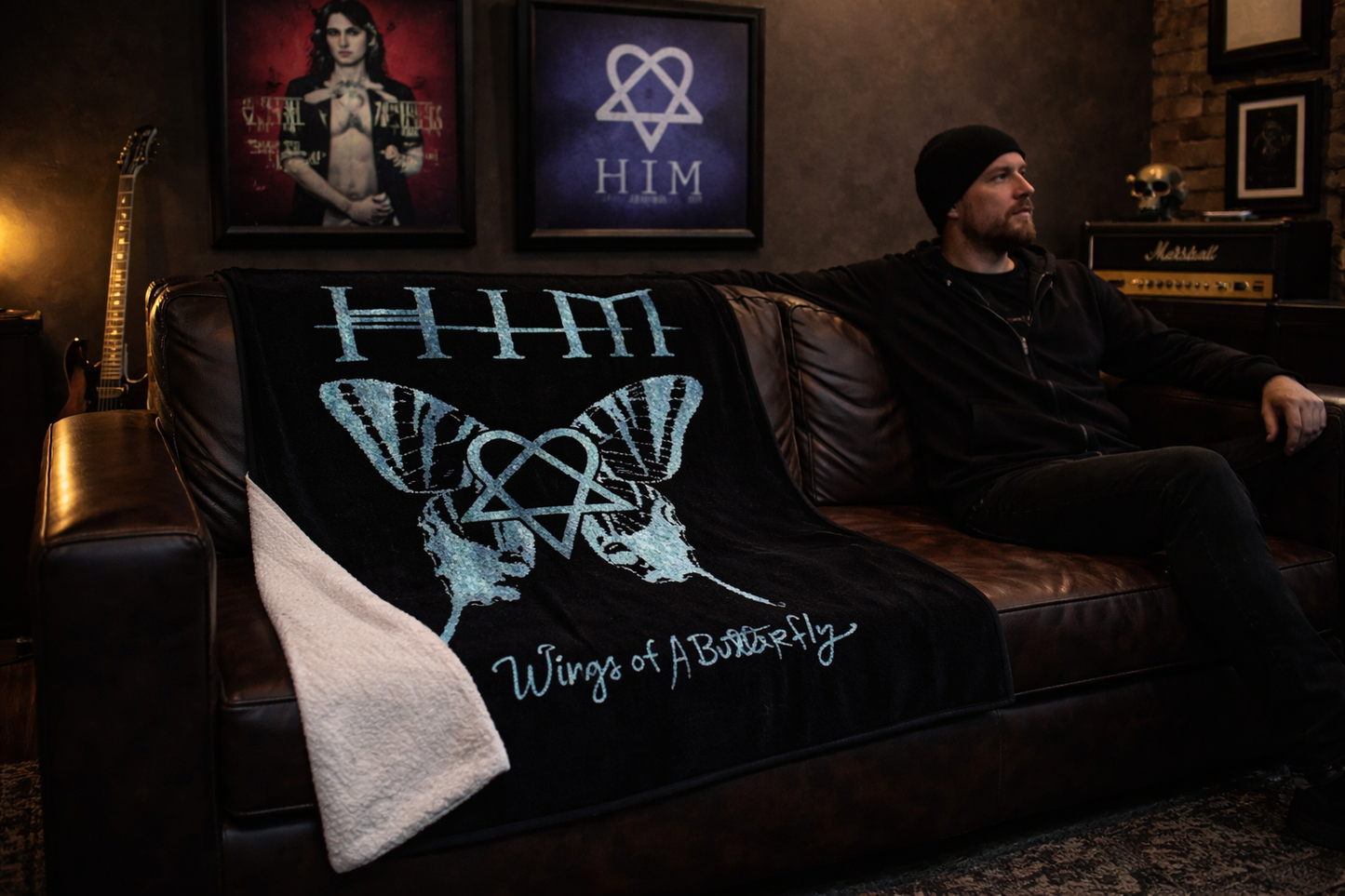 Rocksax HIM Blanket - Butterflies