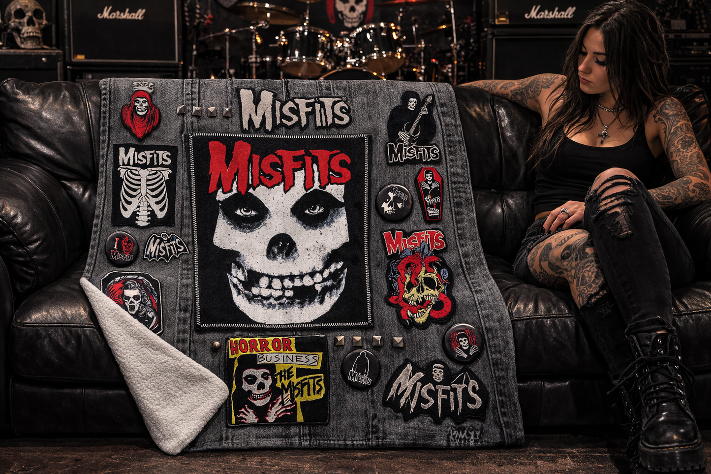 Rocksax Misfits Blanket - Battle Vest