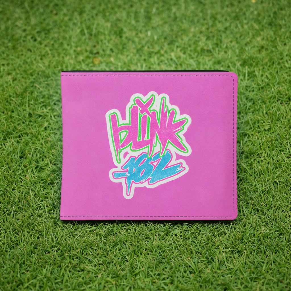 Rocksax Blink 182 Wallet - Logo Pink