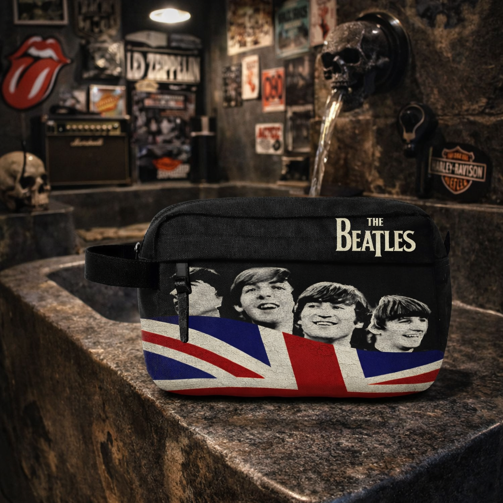 Rocksax The Beatles Wash Bag - Let It Be ( Flag)