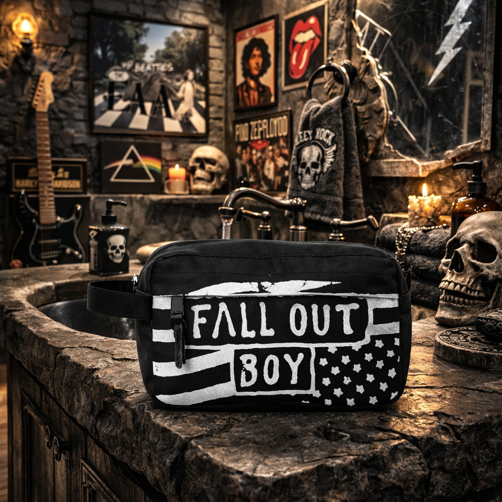 Rocksax Fall Out Boy Wash Bag - Flag