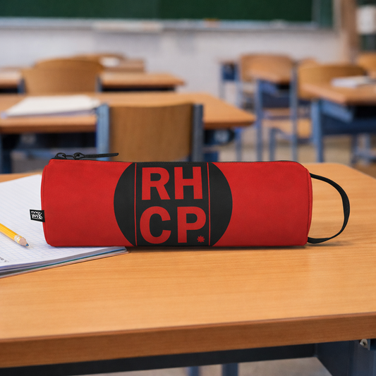 Rocksax Red Hot Chili Peppers Pencil Case - Red Square